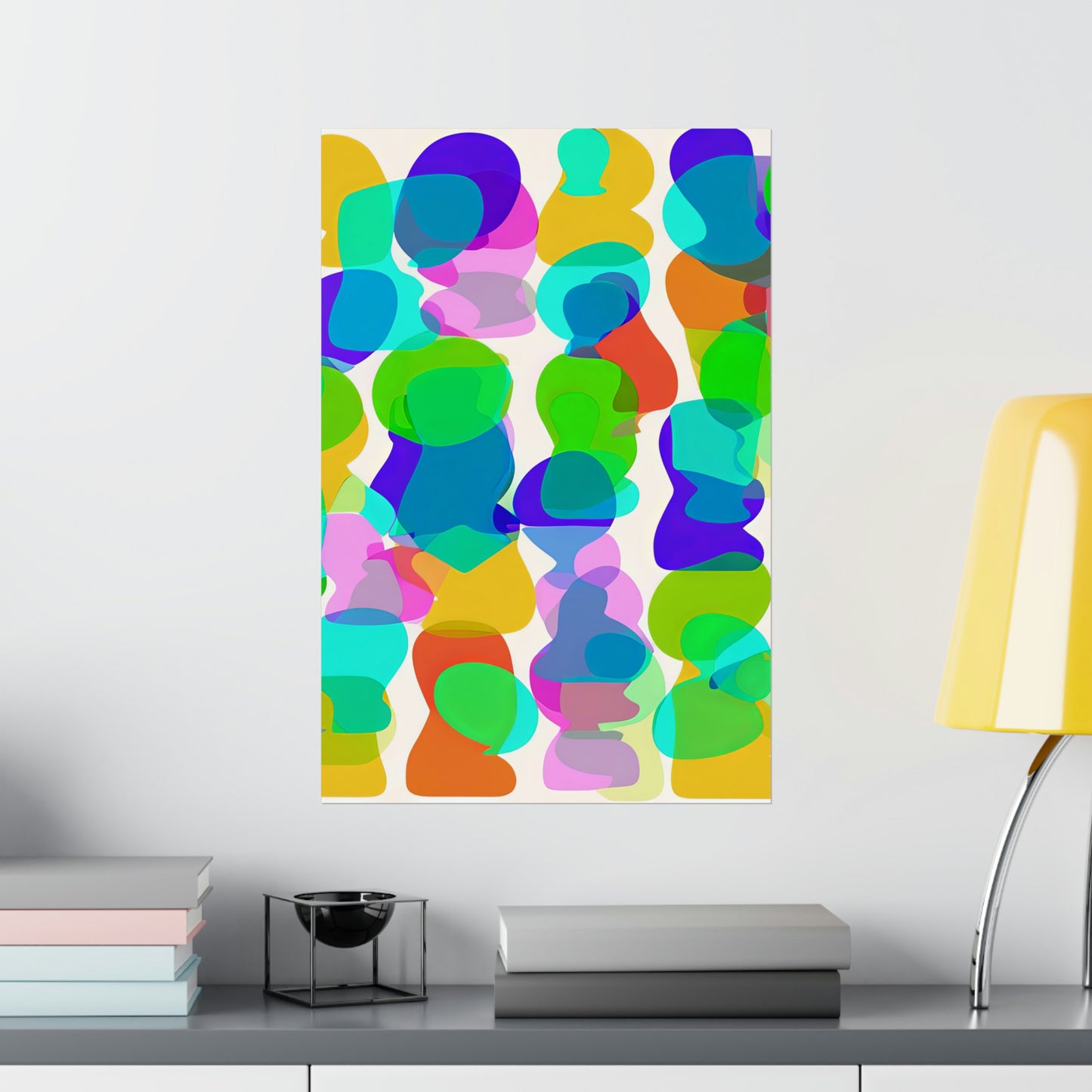 Colorful Abstract Shapes Poster