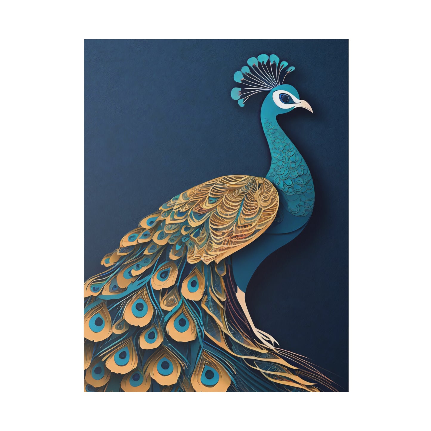 Beautiful Paper Peacock