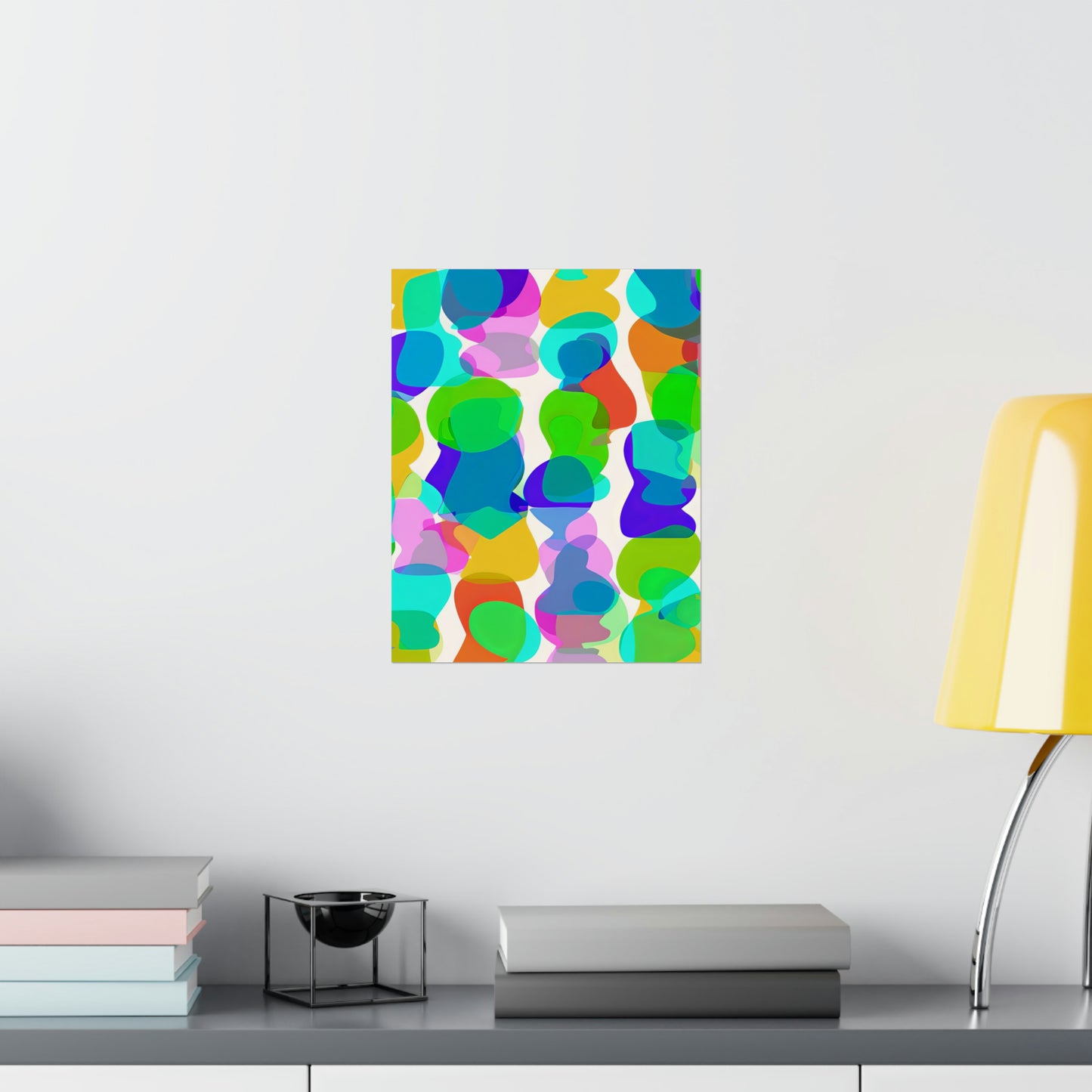 Colorful Abstract Shapes Poster