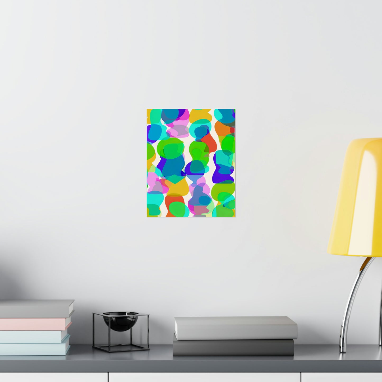 Colorful Abstract Shapes Poster